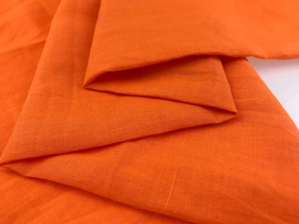 organic linen 20*20 plain enzyme washed ramie cotton mixed fabric for dress/shirt wrinkle free wholesale for garment - Image 5