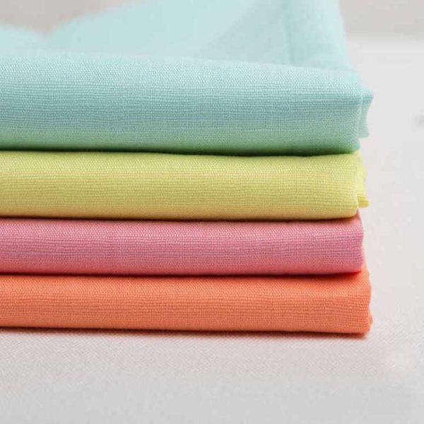 Cotton FabricBlend Linen Soft Lightweight Breathable Fabrics 55%Linen 45%Cotton for Making Men Shirt Women Cloth Roll 135gsm