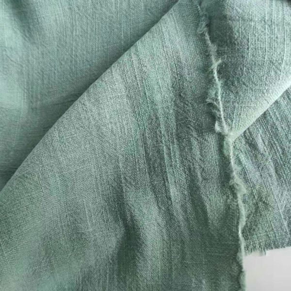 8*8s 140cm 240gsm slub plain weave ramie fabric sand stone washed linen cotton fabric for autumn and winter thick clothing - Image 4