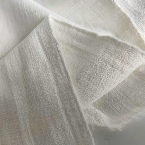 8*8s 140cm 240gsm slub plain weave ramie fabric sand stone washed linen cotton fabric for autumn and winter thick clothing - Image 5